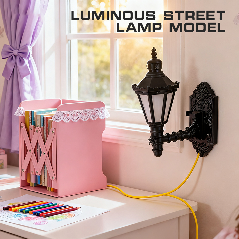 Kids Outdoor Cubby House - Lampu Dinding Halaman Arsitektur Mini Model