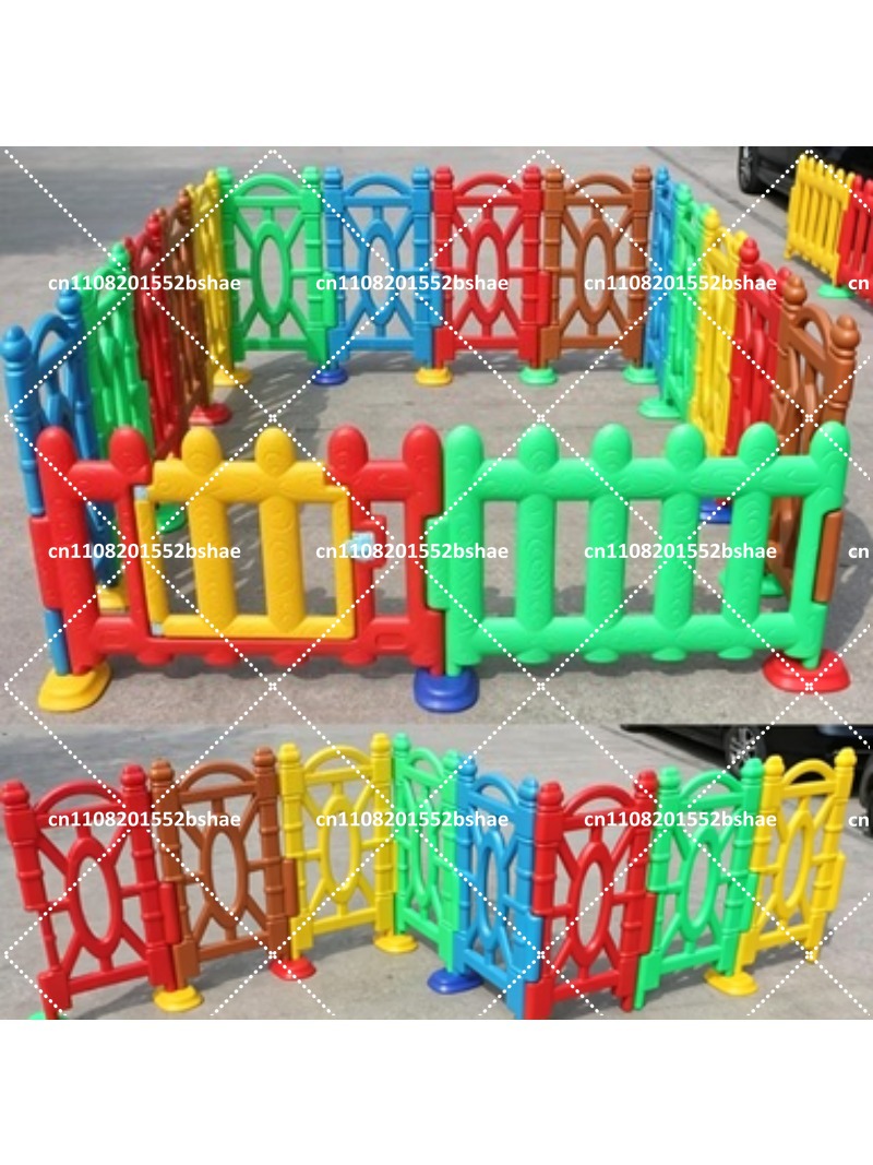 Kids Outdoor Fence - Pagar Permainan Plastik Multi-Sudut untuk Anak,