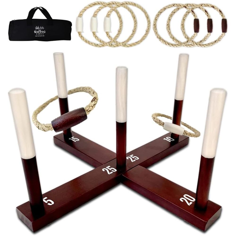 Kids Outdoor Yard - Permainan Lempar Cincin Segala Cuaca -