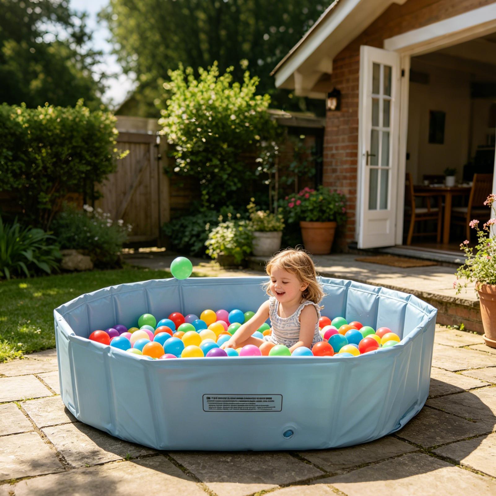 Kids Outdoor Yard - Kolam Renang Hewan Peliharaan Lipat untuk