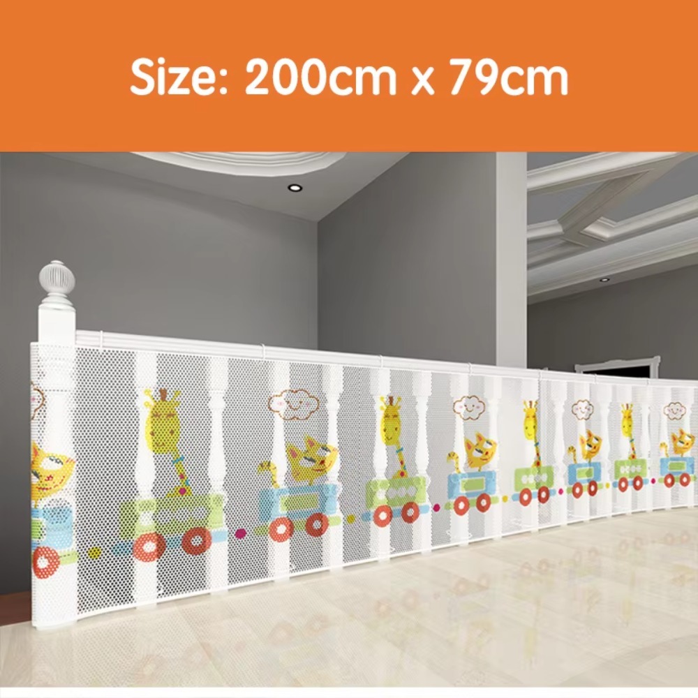 Kids Outdoor Fence - Penghalang Keselamatan Anak Jaring Perlindungan Tangga