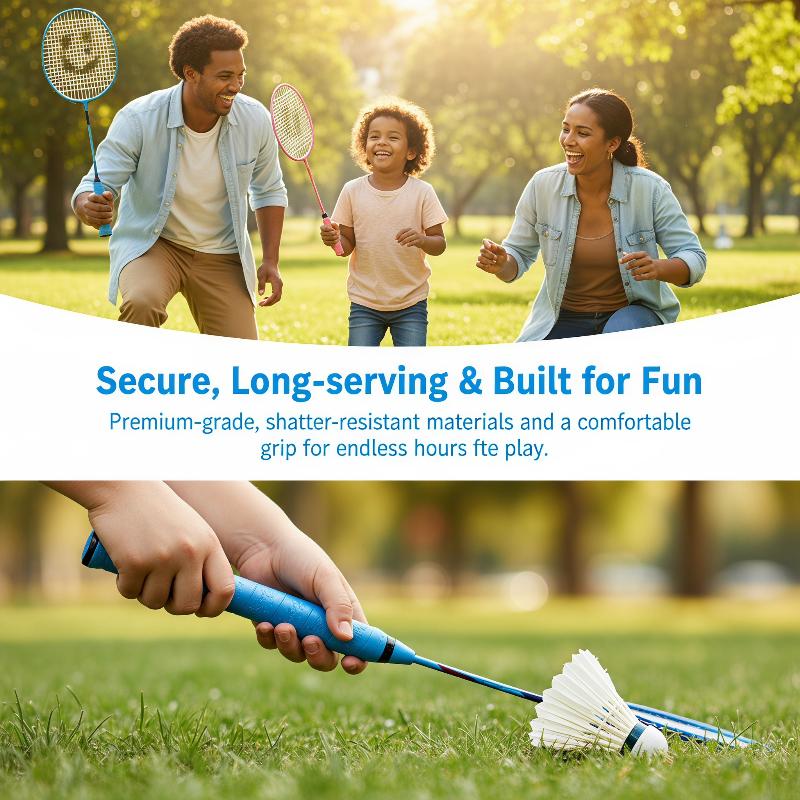 Kids Outdoor Yard - Raket Bulu Tangkis Anak Pemula Baru