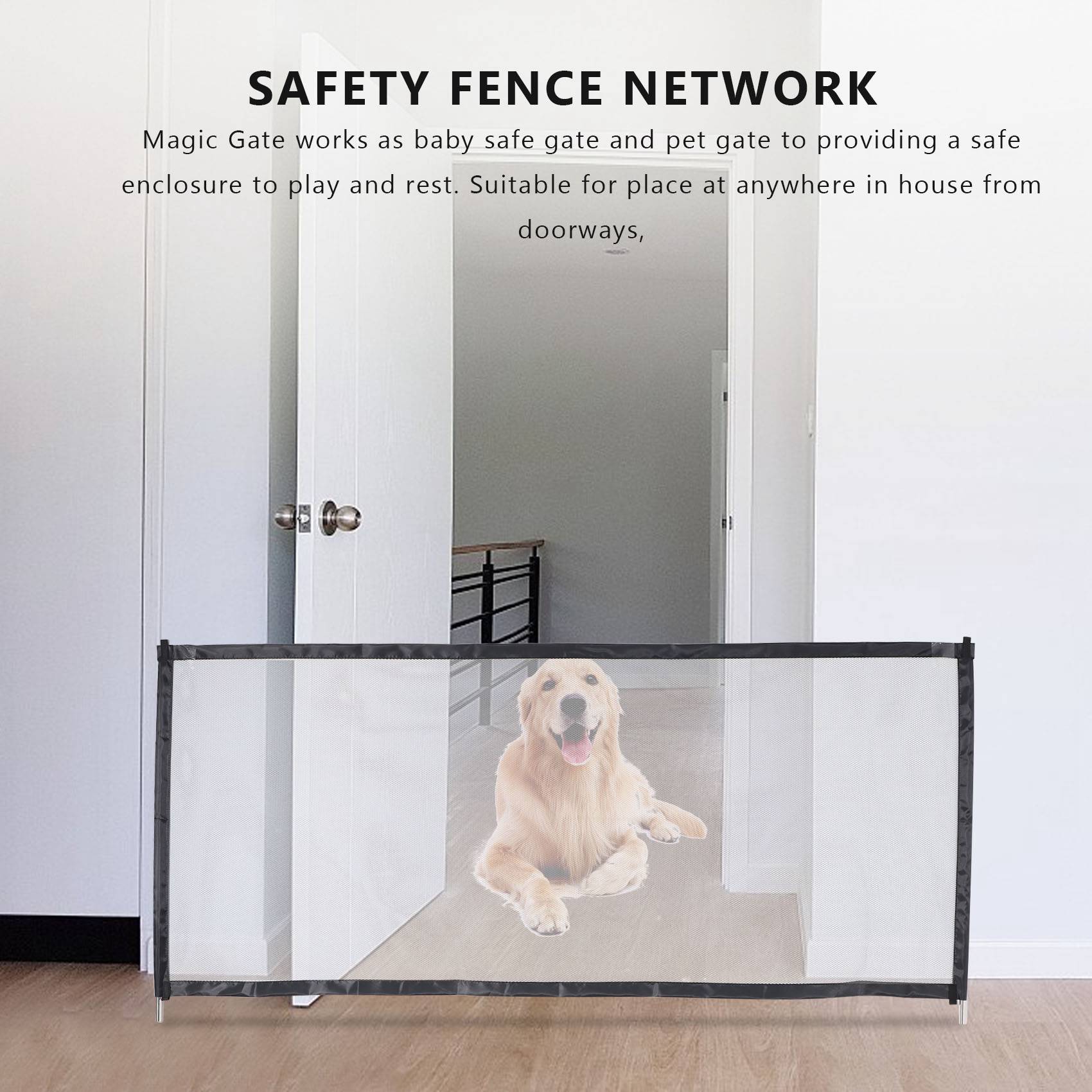 Kids Outdoor Fence - B78B-Magic Gate Pagar Pengaman Bayi Lipat