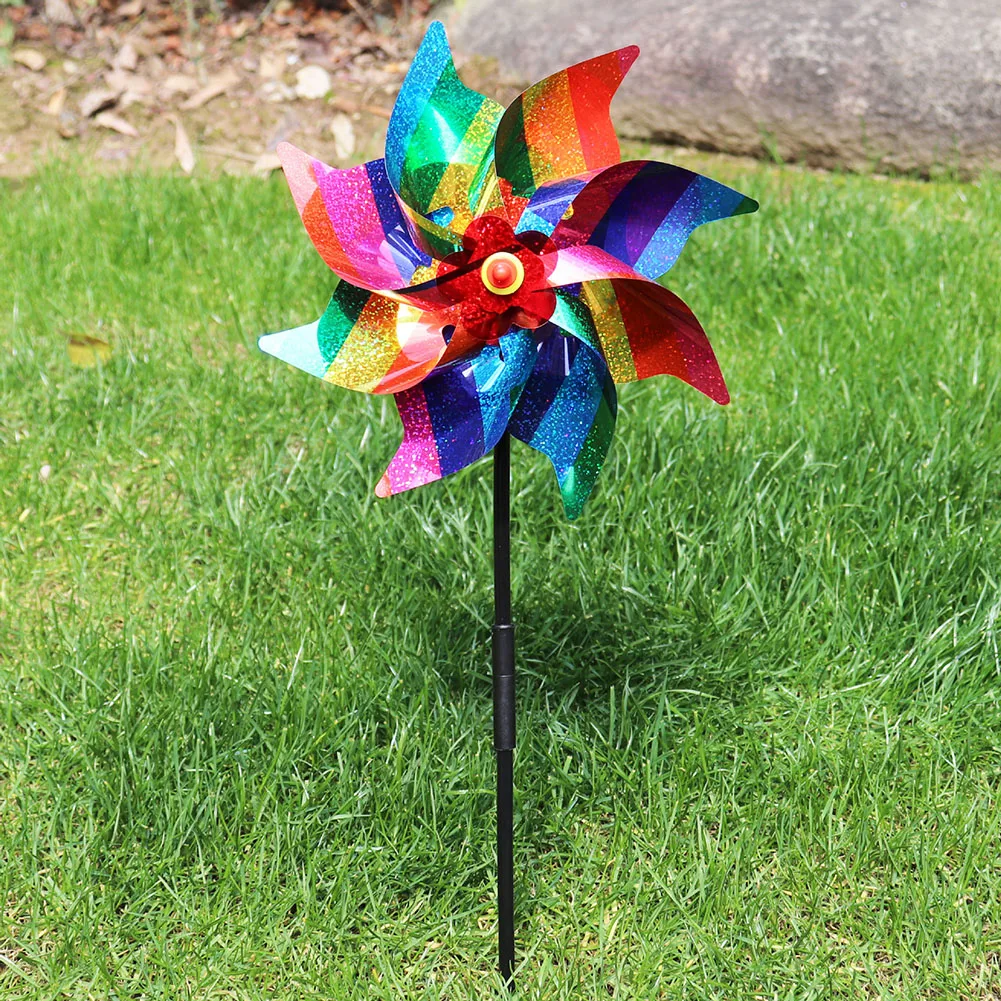 Kids Outdoor Yard - Kincir angin dekorasi penolak burung, mainan