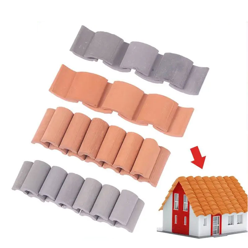 Kids Outdoor Cubby House - Rumah Boneka Simulasi Miniatur Ubin Dekorasi