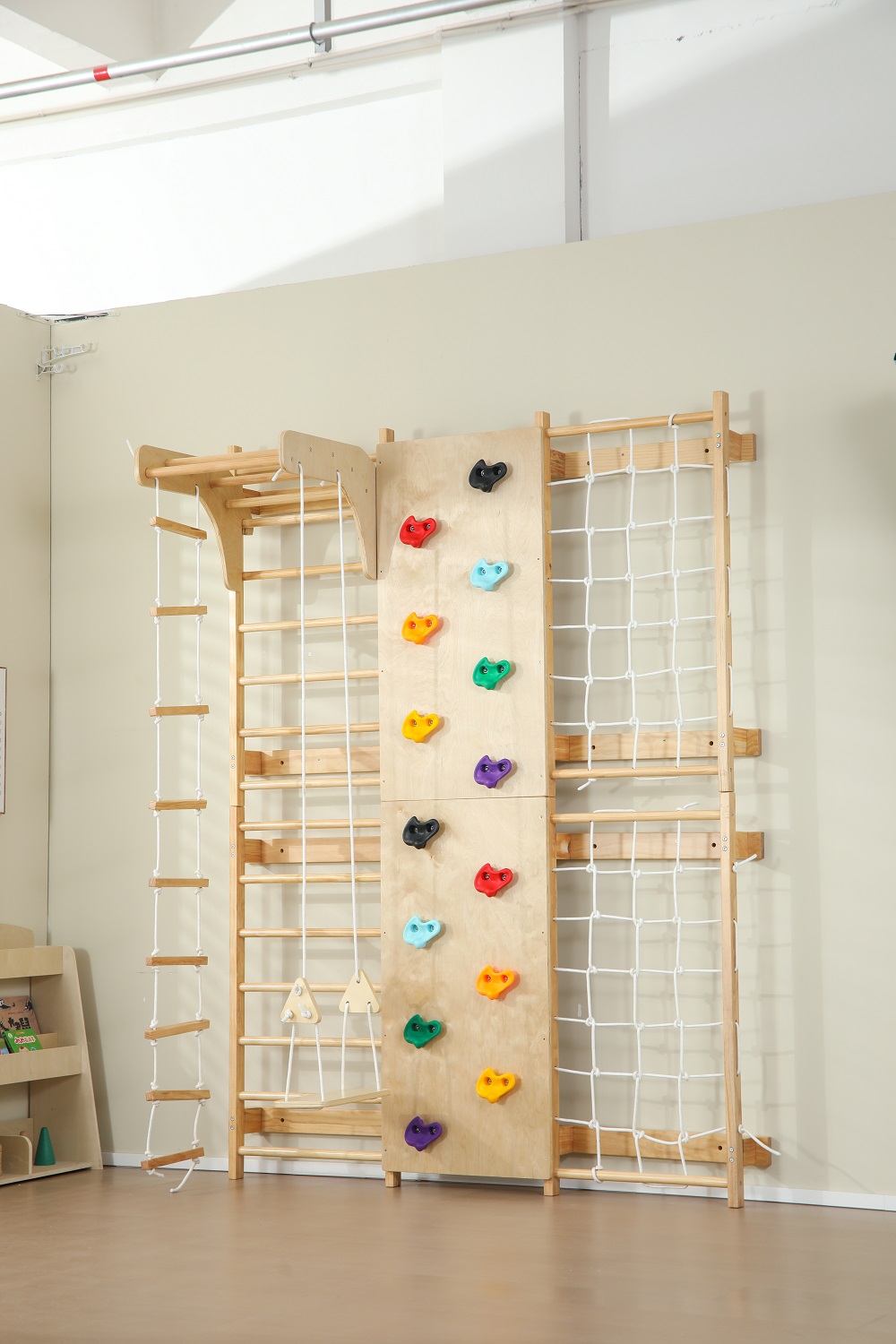 Kids Outdoor Monkey Bar Set - Tangga Panjat Kayu Anak Model Indoor/Outdoor,