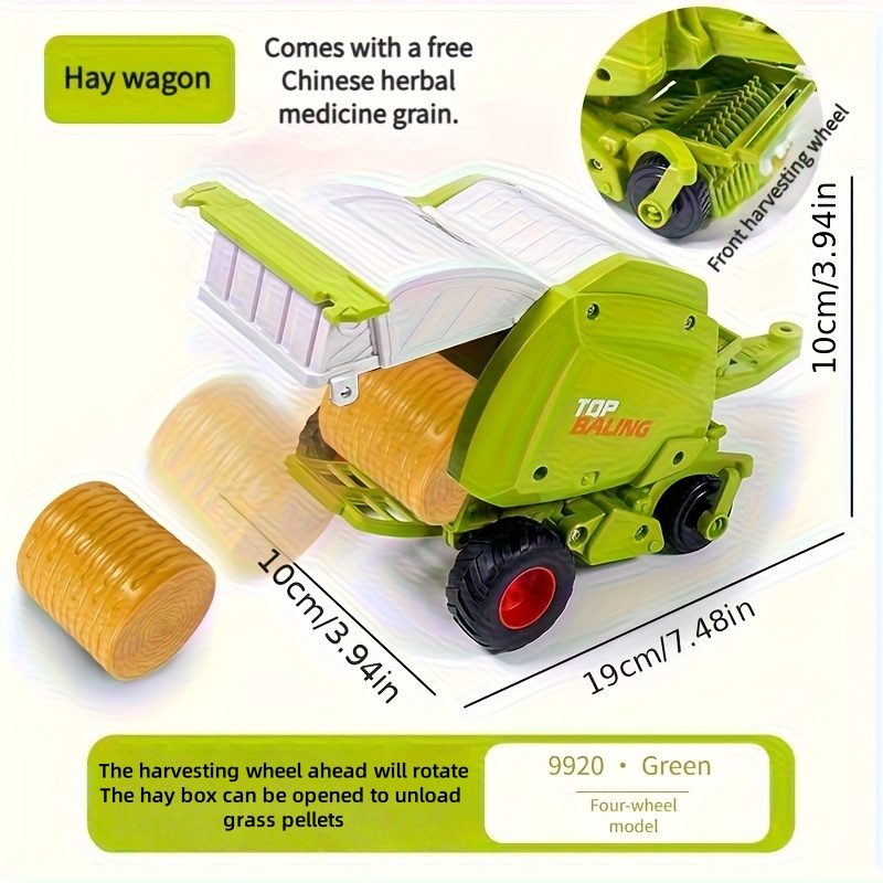 Traktor Pertanian Inersia 1:24 - Kids Outdoor Activity Set ulasan dan harga
