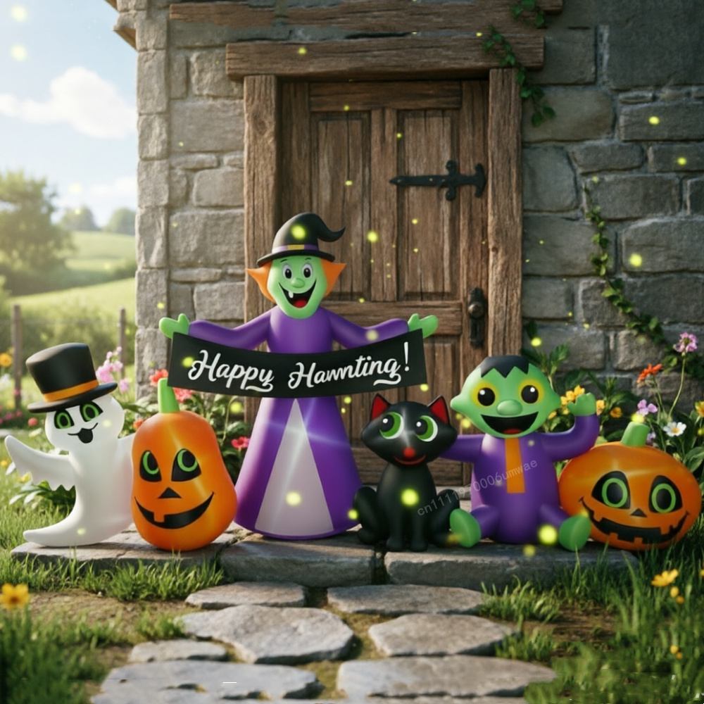 Dekorasi Halloween Tiup Bentuk - Kids Outdoor Yard ulasan dan harga