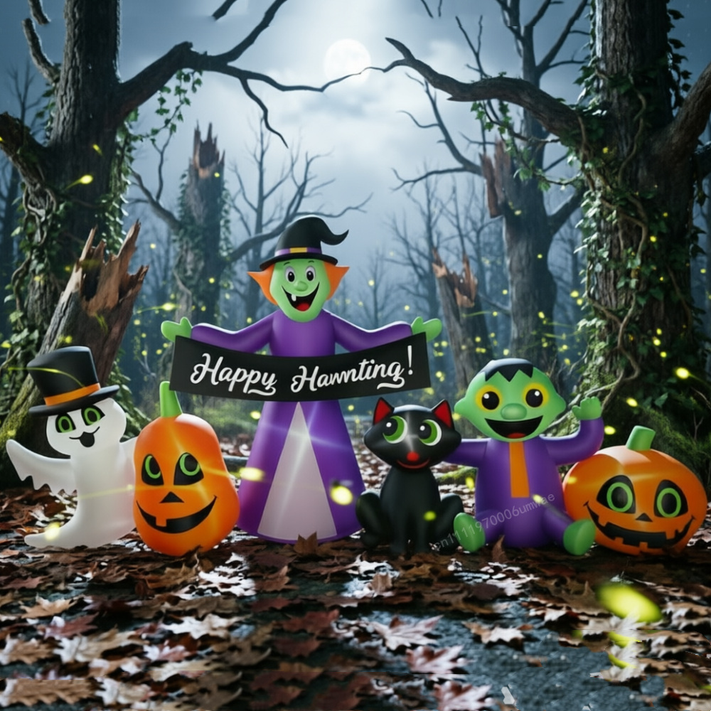 Dekorasi Halloween Tiup Bentuk - Kids Outdoor Yard ulasan dan harga