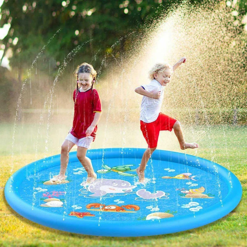 Kolam Percikan Air Mainan Lucu - Kids Outdoor Yard ulasan dan harga