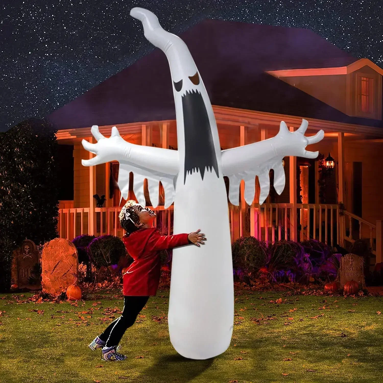 Hantu Menakutkan Tiup Hallowee - Kids Outdoor Yard ulasan dan harga