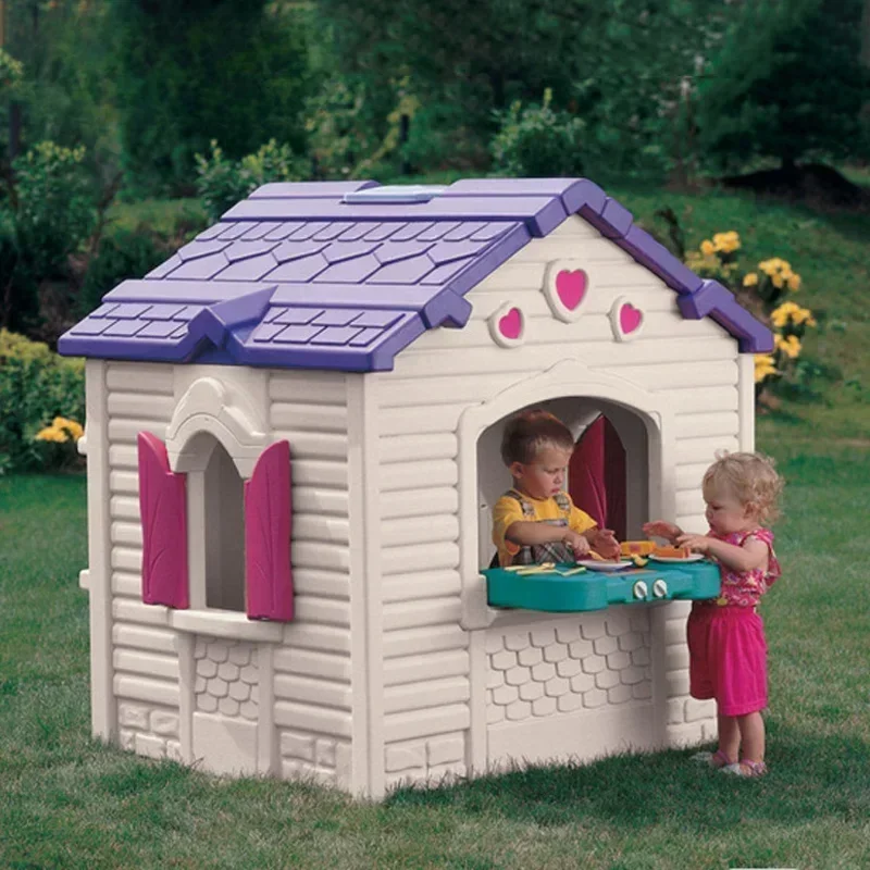 rumah mainan anak-anak berbent - Kids Outdoor Cubby House ulasan dan harga
