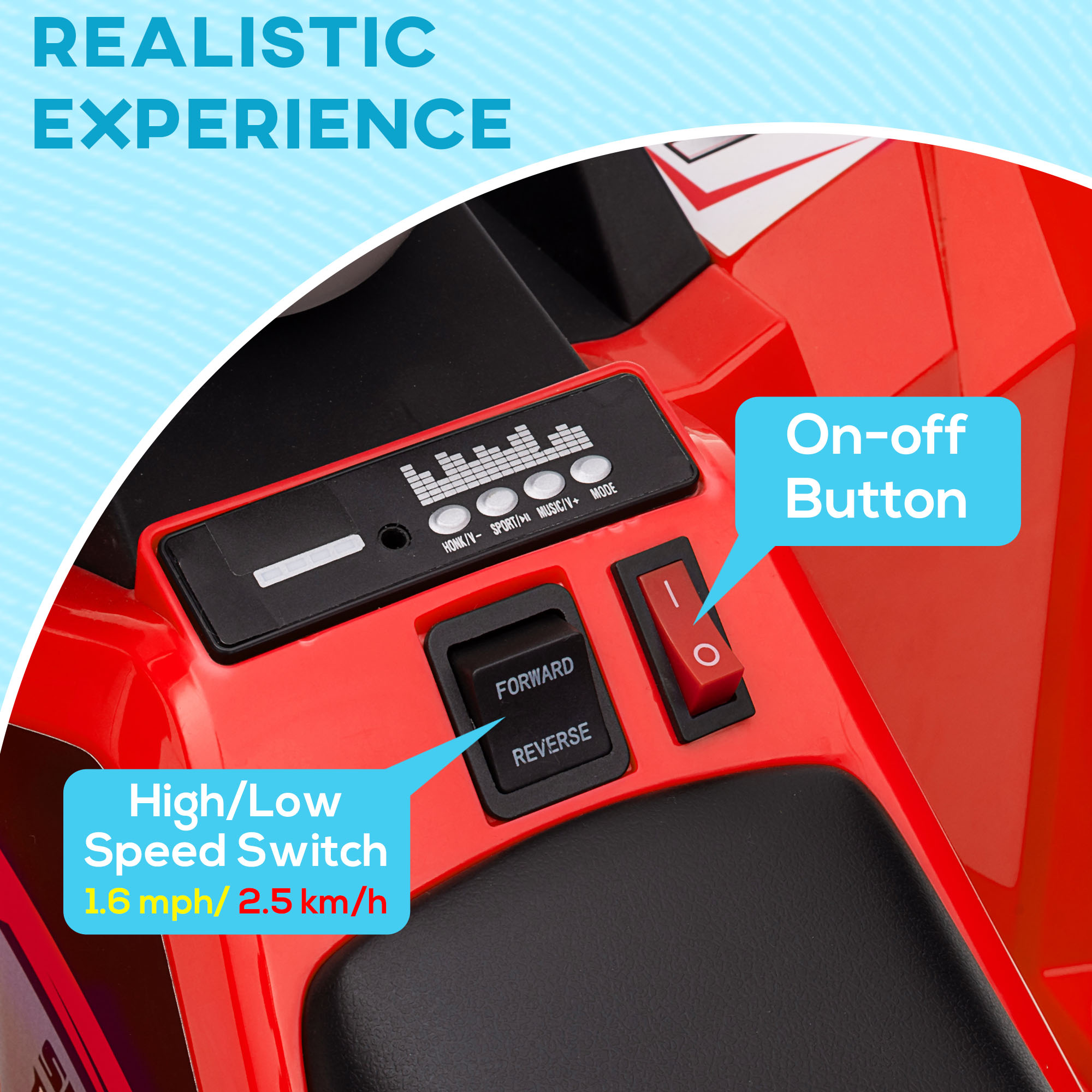 Mobil 6V dengan Desain Tahan L - Kids Outdoor Electric Car ulasan dan harga