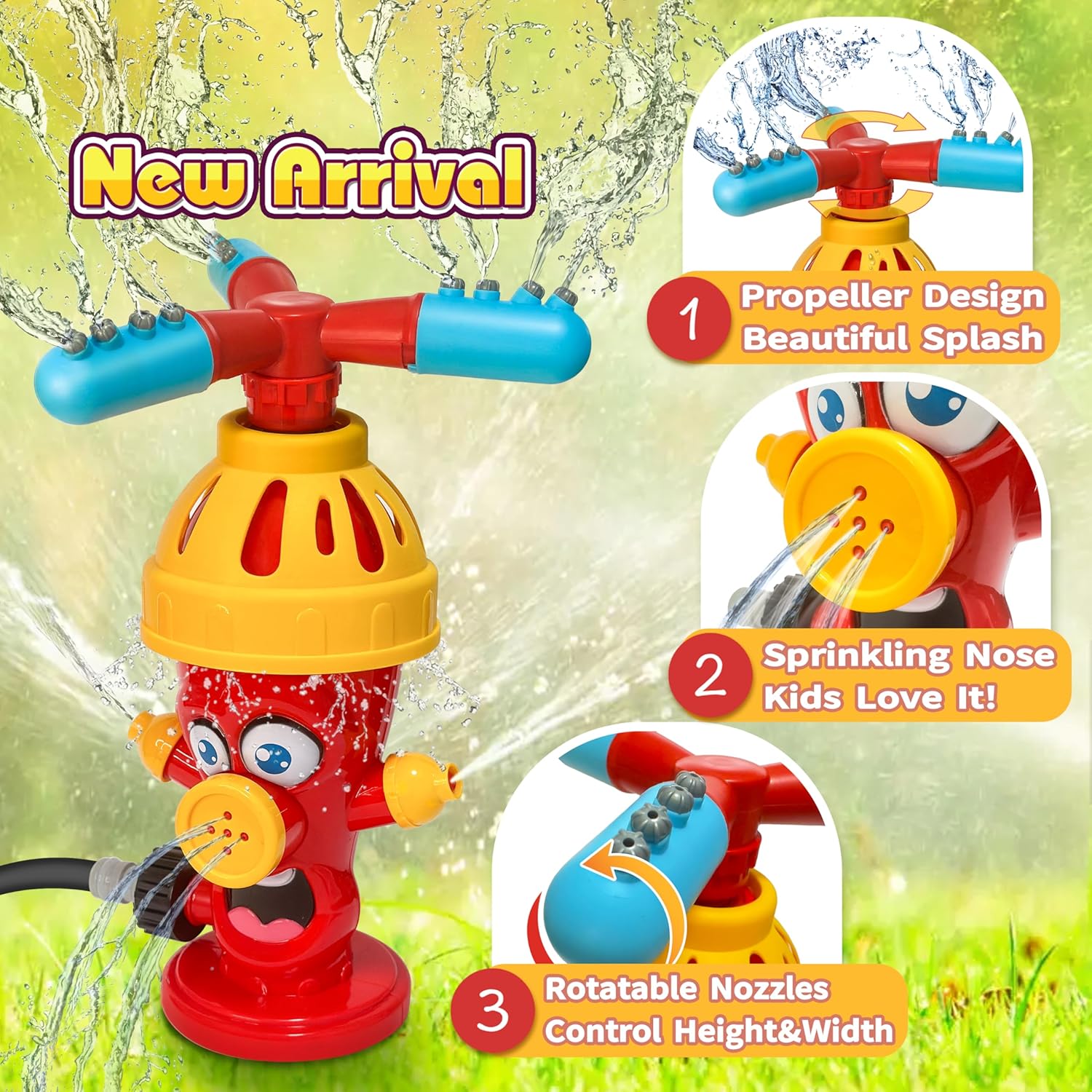 Mainan Semprotan Air Hidran un - Kids Outdoor Yard ulasan dan harga