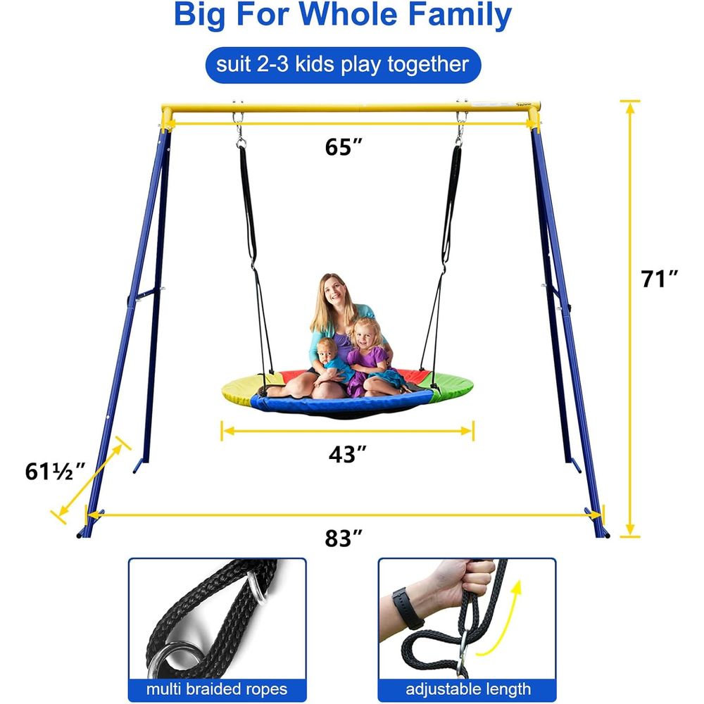 Ayunan Luar Ruangan Heavy-Duty - Kids Outdoor Youtube ulasan dan harga