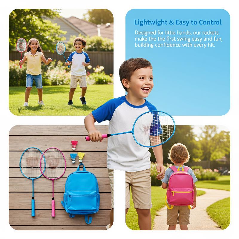Raket Bulu Tangkis Anak Pemula - Kids Outdoor Yard ulasan dan harga