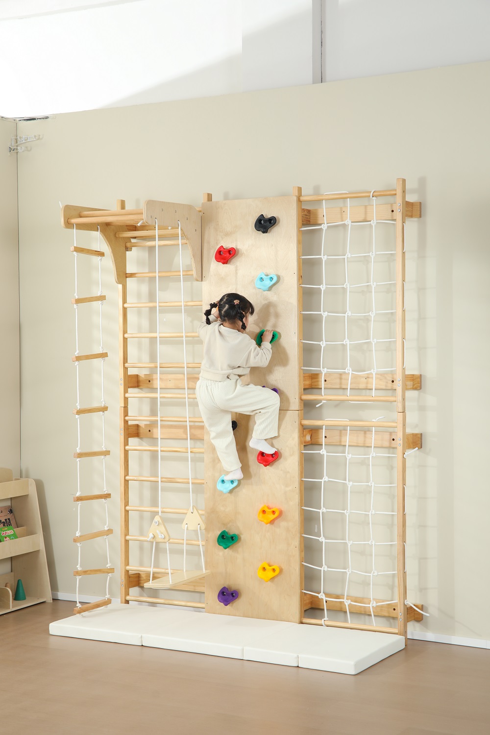 Tangga Panjat Kayu Anak Model  - Kids Outdoor Monkey Bar Set ulasan dan harga